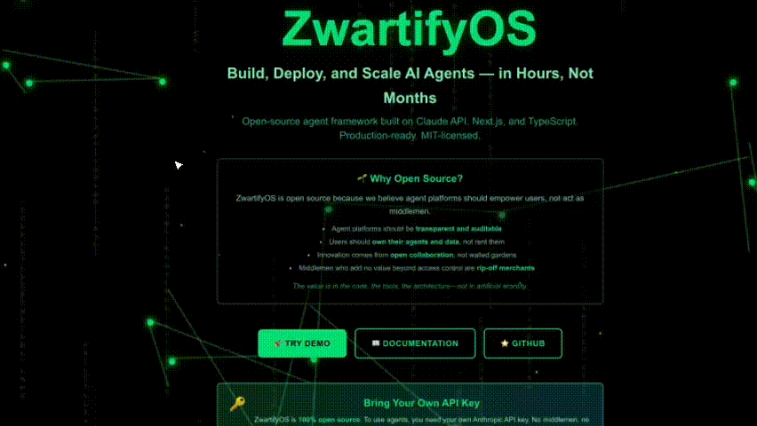 ZwartifyOS Demo